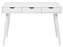 Schreibtisch >Neil I< in Weiß - 110x77,1x50cm...