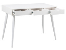 Schreibtisch >Neil I< in Weiß - 110x77,1x50cm (BxHxT)