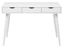 Schreibtisch >Neil I< in Weiß - 110x77,1x50cm...
