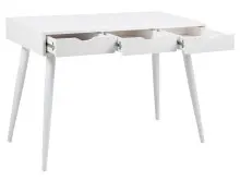 Schreibtisch >Neil I< in Weiß - 110x77,1x50cm (BxHxT)