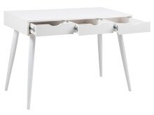 Schreibtisch >Neil I< in Weiß - 110x77,1x50cm (BxHxT)
