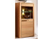 Vitrine >Nature Plus III< in Kernbuche aus Metall - 60x127x40cm (BxHxT)