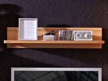 Wandboard >Nature Plus< in Kernbuche aus Massivholz...