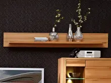 Wandboard >Nature Plus< in Kernbuche aus Massivholz...