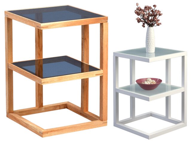 Beistelltisch >Darren I< aus Massivholz - 40x60x40cm (BxHxT)