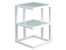 Beistelltisch >Darren I< aus Massivholz - 40x60x40cm (BxHxT)