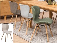 Esszimmerstuhl >Bashira I< (2er-Set) in Eiche -...