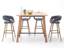 Bartisch >Chalisa< in Wildeiche - 117x105x58cm (BxHxT)