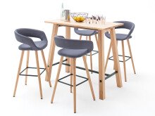 Bartisch >Chalisa< in Wildeiche - 117x105x58cm (BxHxT)