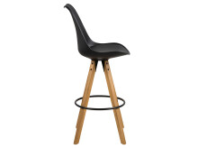 Barhocker >Diva I< (2er Set) in Eiche/gebeizt - 48,5x111,5x55 (BxHxT)