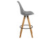 Barhocker >Diva I< (2er Set) in Eiche/gebeizt - 48,5x111,5x55 (BxHxT)