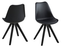 Esszimmerstuhl >Diva II< (2er Set) aus Kunststoff -...