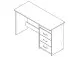 Schreibtisch >Mack< (B/H/T 123 x 76 x 50 cm) in Beton - 123x76x50cm (BxHxT)