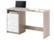 Schreibtisch >Mack< (B/H/T 123 x 76 x 50 cm) in Sonoma-Eiche - 123x76x50 (BxHxT)