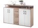 Highboard >Delia< in Sonoma-Eiche - 139x90x34cm (BxHxT)