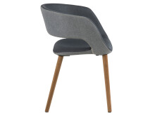 Esszimmerstuhl >Gamarond< in Eiche aus Massivholz - 56x76x52cm (BxHxT)