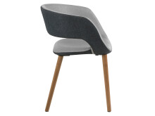 Esszimmerstuhl >Gamarond< in Eiche aus Massivholz - 56x76x52cm (BxHxT)