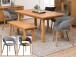 Esszimmerstuhl >Gamarond< in Eiche aus Massivholz - 56x76x52cm (BxHxT)