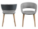 Esszimmerstuhl >Gamarond< in Eiche aus Massivholz - 56x76x52cm (BxHxT)
