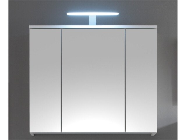 Spiegelschrank >Suzette< in Weiß - 80x67x20cm (BxHxT)