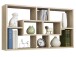 Wandregal >Lora< in Sonoma-Eiche - 85x47,5x16cm (BxHxT)