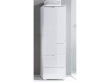 Midischrank >Suzette< in Weiß aus MDF -...