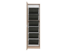 Schuhschrank >Zeraphina< - 50,5x181x22cm (BxHxT)