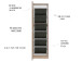 Schuhschrank >Zeraphina< - 50,5x181x22cm (BxHxT)