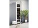Schuhschrank >Zeraphina< in Weiß - 50.5x181x22cm (BxHxT)