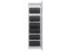 Schuhschrank >Zeraphina< in Weiß - 50.5x181x22cm (BxHxT)