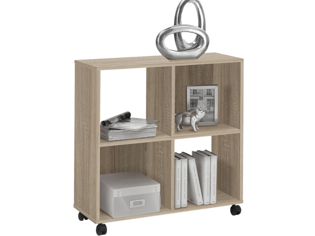 Raumteiler in Sonoma-Eiche - 72x78x33cm (BxHxT)