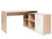 Eckschreibtisch >Linardo I< in Sonoma-Eiche - 136x75x138cm (BxHxT)