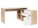 Eckschreibtisch >Linardo I< in Sonoma-Eiche - 136x75x138cm (BxHxT)
