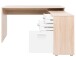 Eckschreibtisch >Linardo I< in Sonoma-Eiche - 136x75x138cm (BxHxT)