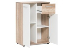 Kommode >Jacklin< in Wildeiche Nachbildung - 60x85x35cm (BxHxT)