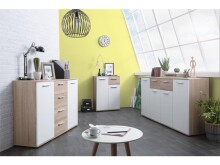 Kommode >Jacklin I< in Sonoma-Eiche - 60x85x35cm (BxHxT)