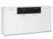 Sideboard >Jacklin< in Weiß - 160x85x35cm (BxHxT)