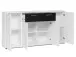 Sideboard >Jacklin< in Weiß - 160x85x35cm (BxHxT)