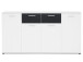 Sideboard >Jacklin< in Weiß - 160x85x35cm (BxHxT)