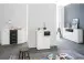 Sideboard >Jacklin< in Weiß - 160x85x35cm (BxHxT)