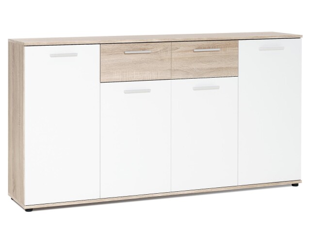 Sideboard >Jacklin< in Sonoma-Eiche - 160x85x35cm (BxHxT)