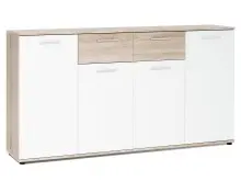 Sideboard >Jacklin< in Sonoma-Eiche - 160x85x35cm...