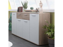 Sideboard >Jacklin< in Sonoma-Eiche - 160x85x35cm (BxHxT)
