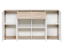 Sideboard >Jacklin< in Sonoma-Eiche - 160x85x35cm (BxHxT)