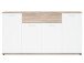 Sideboard >Jacklin< in Sonoma-Eiche - 160x85x35cm (BxHxT)