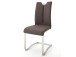 Esszimmerstuhl >Kerrin< (2-er Set) in Braun aus Polyurethan - 45x102x58 (BxHxT)