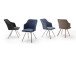 Esszimmerstuhl >Hiva III< (2-er Set) in Anthrazit - 54x88x62 (BxHxT)
