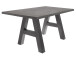 Esstisch >Trey I< in Graphit aus MDF - 140x75x90cm (BxHxT)