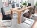 Esszimmerstuhl >Tyrone II< (2-er Set) in grau aus Polyester - 46x102x61 (BxHxT)