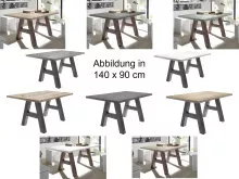 Esstisch >Trey II< aus MDF - 160x75x90cm (BxHxT)